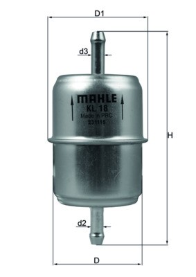 KNECHT KL 18 OF Číslo výrobce: 77056351. EAN: 4009026010167.