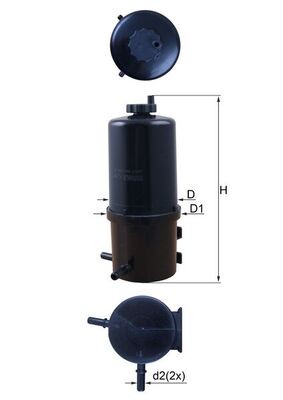 KNECHT KL 787 Číslo výrobce: 70555859. EAN: 4009026879115.