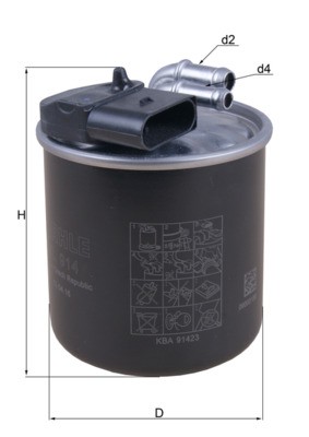 KNECHT KL 914 Číslo výrobce: 72352815. EAN: 4009026933602.
