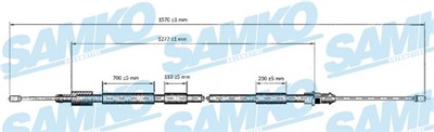 SAMKO C0119B Číslo výrobce: C0119B. EAN: 8032928111553.