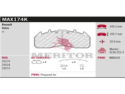 MERITOR MAX174K
