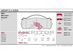 MERITOR MDP3148K