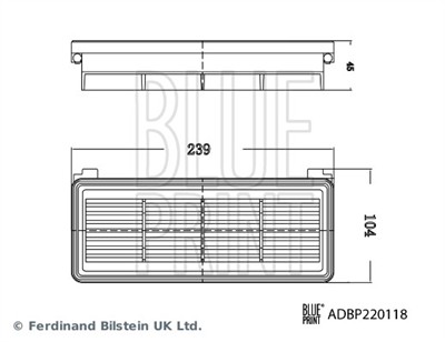 BLUE PRINT ADBP220118 EAN: 5057746374709.