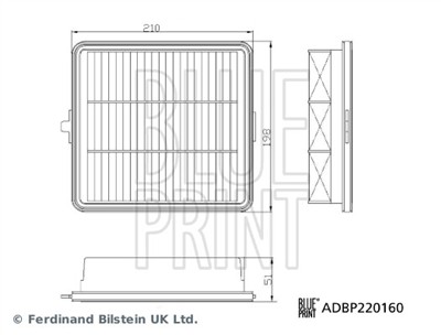 BLUE PRINT ADBP220160 EAN: 5057746474942.