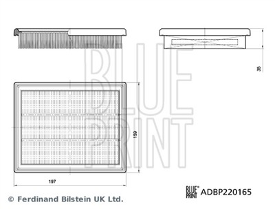 BLUE PRINT ADBP220165 EAN: 5057746479152.