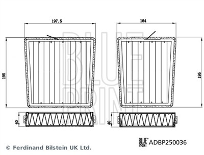 BLUE PRINT ADBP250036 EAN: 5057746272746.