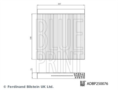 BLUE PRINT ADBP250076 EAN: 5057746373337.