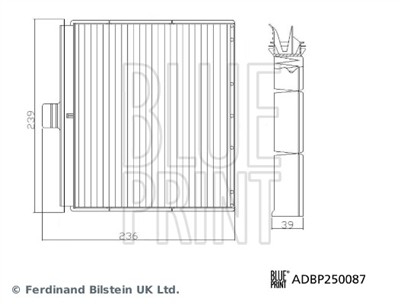 BLUE PRINT ADBP250087 EAN: 5057746390129.