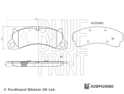 BLUE PRINT ADBP420060 Číslo výrobce: D1664-8892. EAN: 5057746268114.