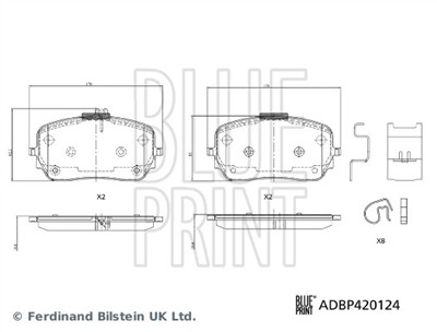 BLUE PRINT ADBP420124 Číslo výrobce: 22962. EAN: 5057746388959.