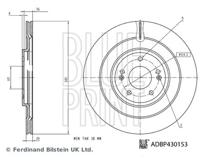 BLUE PRINT ADBP430153 EAN: 5057746363314.