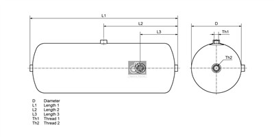 DT Spare Parts 5.70053 Číslo výrobce: 950 105 001 0. EAN: 4047755134150.