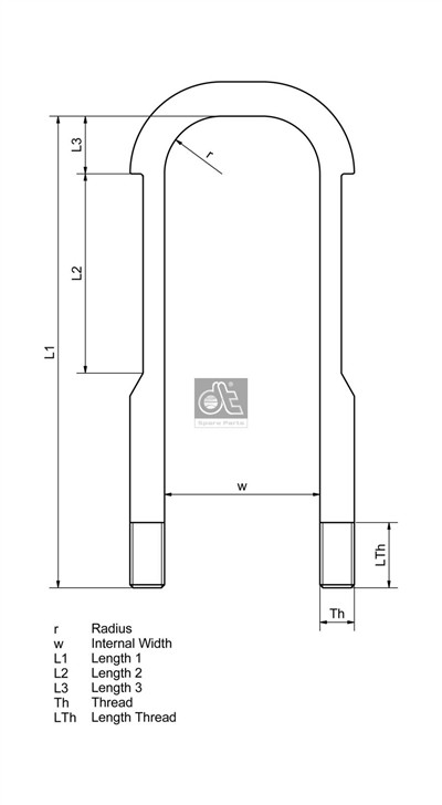 DT Spare Parts 1.25421 EAN: 4057795600430.