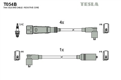 TESLA T054B EAN: 8595141021028.