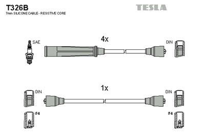TESLA T326B EAN: 8595141006193.