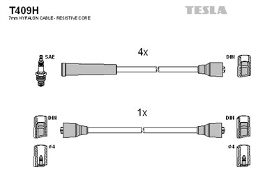 TESLA T409H EAN: 8595141023855.