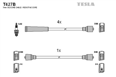 TESLA T427B EAN: 8595141000450.