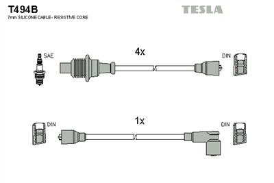 TESLA T494B EAN: 8595141005134.