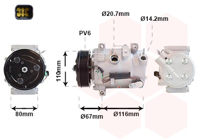 VAN WEZEL 0901K725 EAN: 5410909676520.