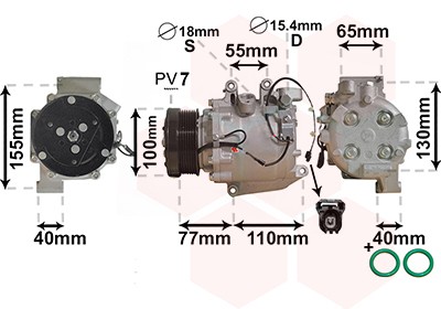 VAN WEZEL 2500K208 EAN: 5410909378639.
