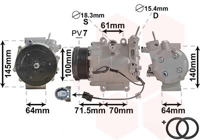 VAN WEZEL 2500K235 EAN: 5410909430870.