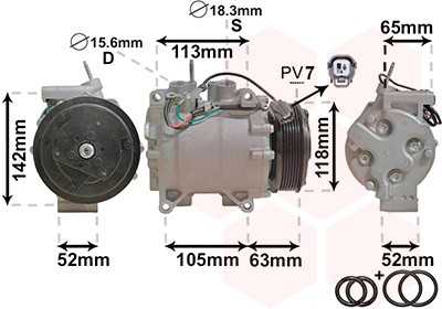 VAN WEZEL 2500K238 EAN: 5410909443535.
