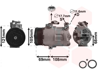 VAN WEZEL 3700K358 EAN: 5410909292218.