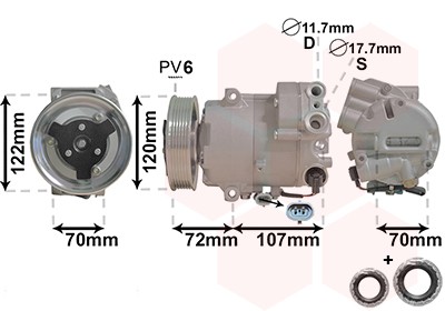 VAN WEZEL 3700K595 EAN: 5410909501136.