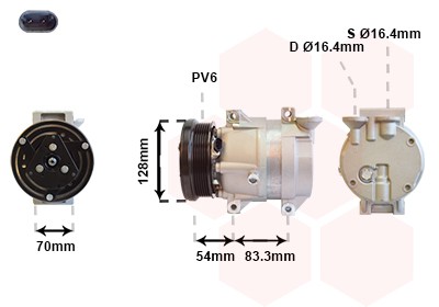 VAN WEZEL 8100K071 EAN: 5410909346331.