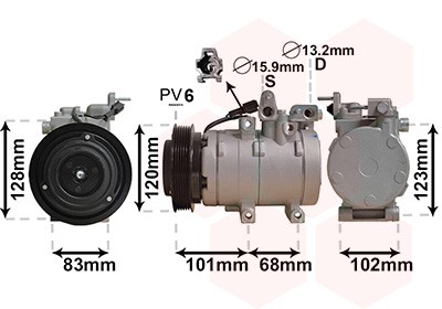 VAN WEZEL 8200K123 EAN: 5410909311865.
