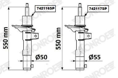 MONROE 742116SP EAN: 5412096555596.
