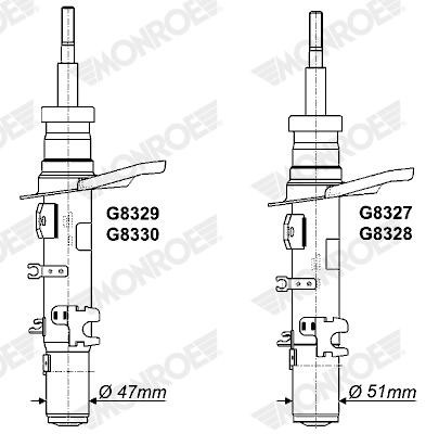 MONROE G8327 EAN: 5412096579981.