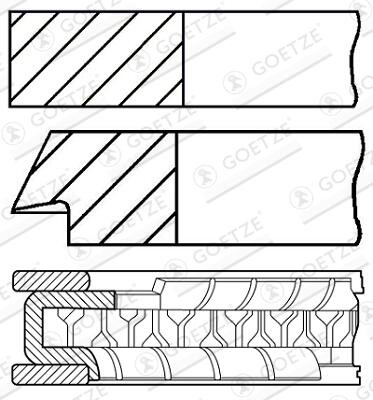 Goetze Engine 08-522700-00 EAN: 4044197466726.