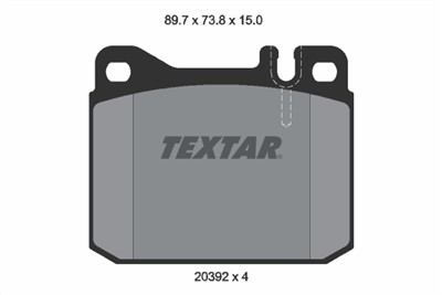 TEXTAR 2039204 Číslo výrobce: 20392. EAN: 4019722057502.