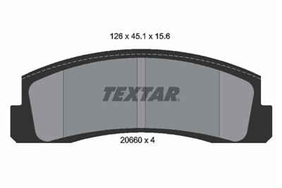 TEXTAR 2066001 Číslo výrobce: 20660. EAN: 4019722062643.