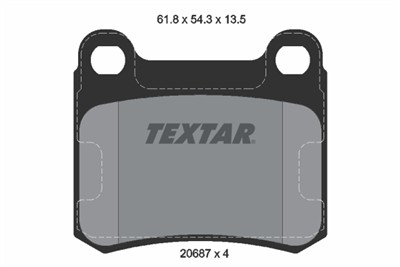TEXTAR 2068703 Číslo výrobce: 20687. EAN: 4019722063510.