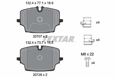 TEXTAR 2070701 Číslo výrobce: 20707. EAN: 4019722605512.