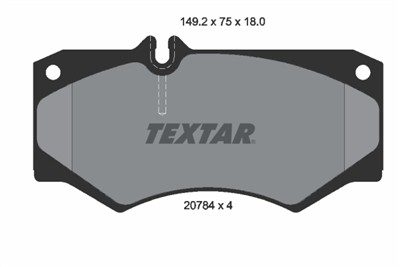 TEXTAR 2078401 Číslo výrobce: 20784. EAN: 4019722065828.