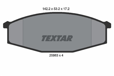 TEXTAR 2086301 Číslo výrobce: 20863. EAN: 4019722067686.