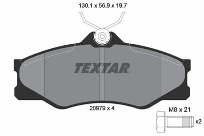 TEXTAR 2097904 Číslo výrobce: 20979. EAN: 4019722073878.