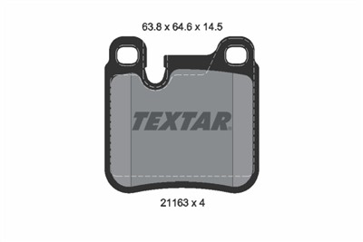 TEXTAR 2116301 Číslo výrobce: 21163. EAN: 4019722078828.