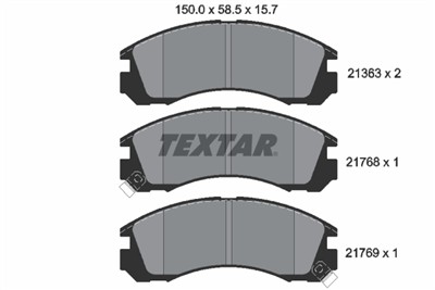 TEXTAR 2136301 Číslo výrobce: 21363. EAN: 4019722197062.