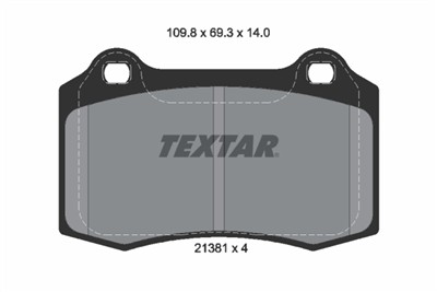 TEXTAR 2138104 Číslo výrobce: 21381. EAN: 4019722281099.