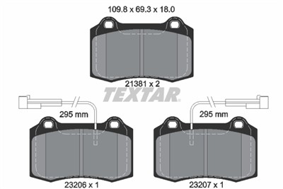 TEXTAR 2138103 Číslo výrobce: 21381. EAN: 4019722268830.