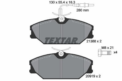 TEXTAR 2138802 Číslo výrobce: 20919. EAN: 4019722083174.