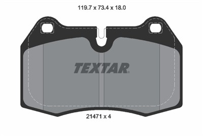 TEXTAR 2147102 Číslo výrobce: 21471. EAN: 4019722084508.