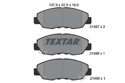 TEXTAR 2149701 Číslo výrobce: 21497. EAN: 4019722197208.
