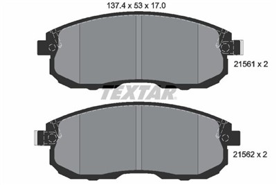 TEXTAR 2156201 Číslo výrobce: 21561. EAN: 4019722302923.