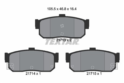 TEXTAR 2171301 Číslo výrobce: 21713. EAN: 4019722202759.