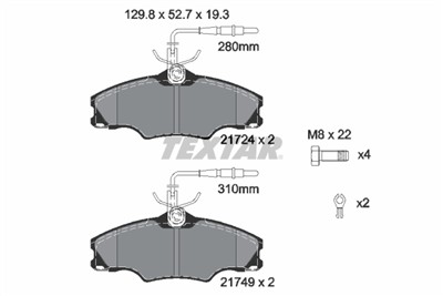 TEXTAR 2172402 Číslo výrobce: 21724. EAN: 4019722999178.